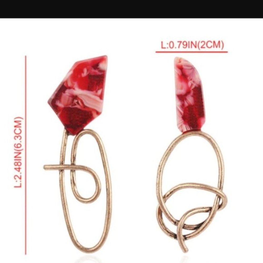 Angelica Stones W Gold Earrings - Picture 4 of 11
